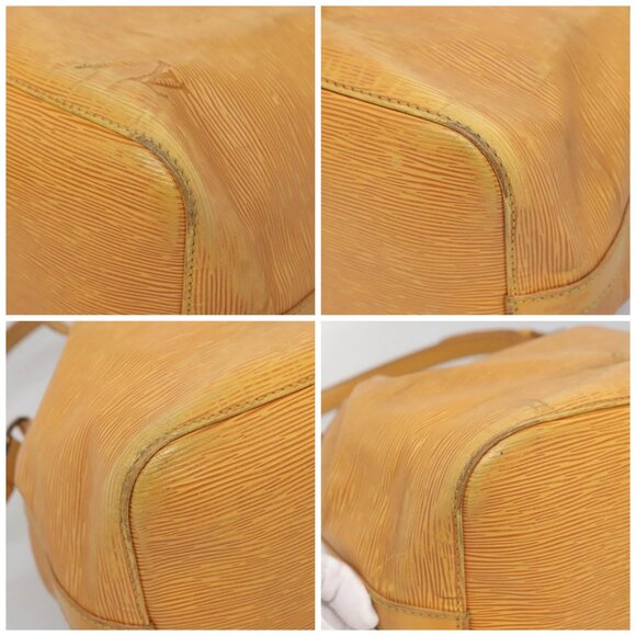 LOUIS VUITTON Epi Petit Noe Shoulder Bag Yellow M44109 LV Auth 140076 - Picture 16 of 16